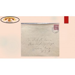 SB) SWEDEN, CROWN AND POST HORN, CIRCULATED COVER TO USA