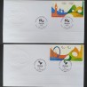 J) 2016 BRAZIL, PARALYMPIC FLAG DELIVERY, SET OF 2 FDC