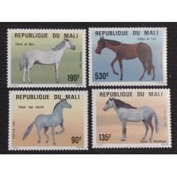 BD)1985, REPUBLIQUE DU MALI, MNH HORSES