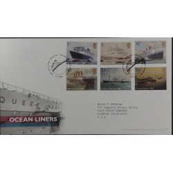 BD)2004, MAURITANIA, LINERS, SHIPS, FIRST DAY OF ISSUE, FDC