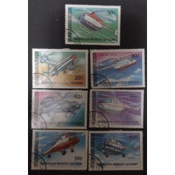 BD)1987. MONGOLIA, HELICOPTERS, USED