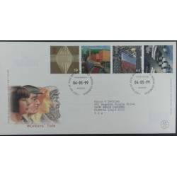 BD) 2000, U.S.A, WORKERS' TALE, FIRST DAY OF ISSUE, FDC