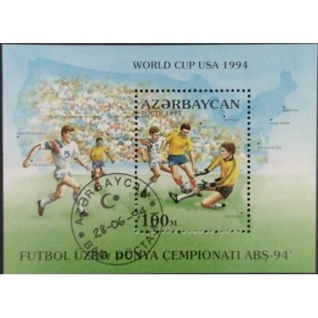 BD)1994, AZERBAIJAN, U.S.A WORLD CUP 94', UZRO ABS WORLD CHAMPIONSHIP, MNH