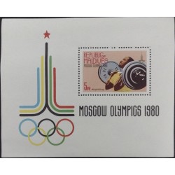 BD)1980, MALDIVES, OLYMPIC GAMES, MNH