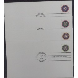 BD) 2013, KANSAS, LOT OF 4, FIRST DAY OF ISSUE, FDC