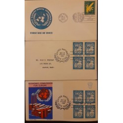 SD)1954, UNITED NATIONS, FOOD AND AGRICULTURE ORGANIZATION, FAO, ECONOMIC COMMISSION FOR EUROPE, THREE COVERS, FIRS