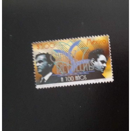 SD)1999, MEXICO, CARLOS CHÁVEZ AND SILVESTRE REVUELTAS, 100 YEARS OLD, MNH