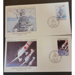 SD)199, MARSHALL ISLANDS, JAPANESE ATTACK ON PEARL HARBOR, FIRST DAY OF AIR, FDC