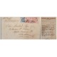 O) CHILE, BRITISH POST OFFICE ABROAD LINEN ENVELOPE FROM COQUIMBO, QUEEN VICTORIA 2sh dull blue, QUEEN VICTORIA