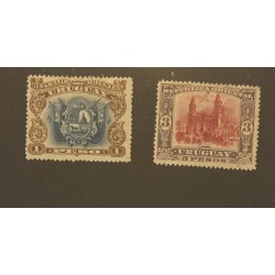SB) 1897 URUGUAY,  COAT OF ARMS. CATHEDRAL IN MONTEVIDEO. MNH