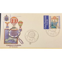 SB) 1999 VATICAN,  COUNCIL OF EUROPA, PRIORITY  MAIL, FDC XF