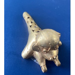 O) TUMBAGA DETAILS ABOUT COPPER AND GOLD ALLOY, DOG, COLUMBIAN FIGURE THIS IS AN ELEMENT THAT IS CALLED IN COLOMBIA "TUMBAGA