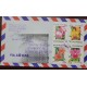 O) 1996 PHILIPPINES, ORCHDS. EXOTIC FLOWERS, MOSCOMBE, BENIGNO, TANGERINE, ROSELYN, AIRMAIL, CIRCULATED XF