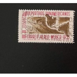 SD)1955, MEXICO, SECOND PAN AMERICAN SPORTS GAMES, USED