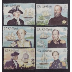 SD)2002, KIRIBATI, PACIFIC EXPLORERS, CAPTAIN FANNING AND BETSEY, CAPTAIN COFFIN AND SAILBOAT, COMMODORE BYRON AND