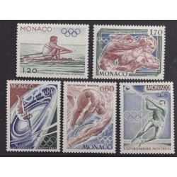SD)1976, MONACO, XXI OLYMPIC GAMES MONTREAL, STAMP SERIES, MNH