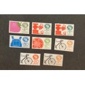 SD)1981, MEXICO, LOT OF 6 STAMPS, MEXICO EXPORTS, STRAWBERRIES, OIL VALVES, MIXTURE, TOMATO, BICYCLES, MNH