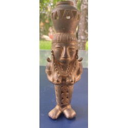 O) TUMBAGA DETAILS ABOUT COPPER AND GOLD ALLOY, INDIGENOUS, COLUMBIAN FIGURE THIS IS AN ELEMENT THAT IS CALLED IN COLOMBIA