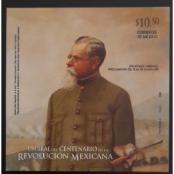 SD)2009, MEXICO, THRESHOLD OF THE CENTENARY OF THE MEXICAN REVOLUTION, VENUSTIANO CARRANZA, PROCLAMATION OF THE