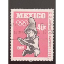 SD)1965, MEXICO, OLYMPIC GAMES MEXICO DF, USED