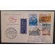 SD)1996, ITALY, POSTCARD CIRCULATED FROM ITALY TO CHILE, AIR MAIL, STAMPS, CENTENNIAL OLYMPIC GAMES, FIRST DAY OF ISSUE, FDC
