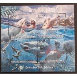 SD)2012, BURUNDI, SHARKS AND PINIPEDS, MNH