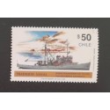 SD)1990, CHILE, NAVAL TRADITION, YELCHO, OCEANOGRAPHIC SHIP, MNH