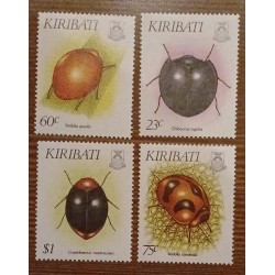 O) 1993 KIRIBATI, INSECTS - BEETLES, SET MNH
