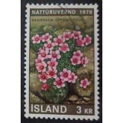 SB) 1970 ICELAND, FLOWERS, SAXIFRAGA, USED, EXCELLENT CONDITION