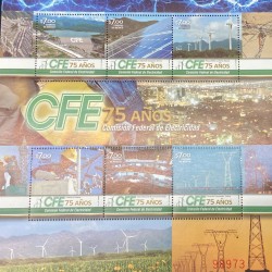O) 2012 MEXICO, CFE, ENERGY, DAM, HYDROELECTRIC, FEDERAL COMMISSION OF ELECTRICITY,  POWER GENERATORS, MNH