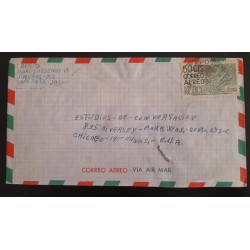 SD)1952, MEXICO, LETTER CIRCULATED FROM MEXICO TO USA, AIR MAIL, CANCELLATION OF ZAPOTLAN JALISCO