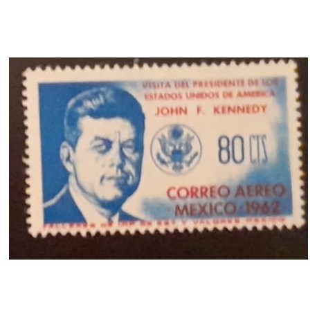 SD)1962, MEXICO, VISIT OF THE PRESIDENT OF THE UNITED STATES OF AMERICA, JOHN F KENNEDY, MINT,
