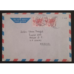 SD)1986, MEXICO, CIRCULATED LETTER FROM SWITZERLAND TO MEXICO, FOLCLOR, THE SECHSELAUTEN OF ZURICH,