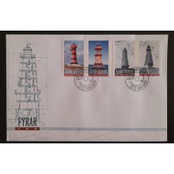 SD)2008, ALAND, FIRST DAY OF ISSUE COVER, LIGHTHOUSES, MAPS, FDC