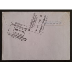 SD)2005, PORTUGAL, CIRCULATED LETTER FROM PORTUGAL TO MEXICO, REGISTERED MAIL, PORTUGUESE COMICS