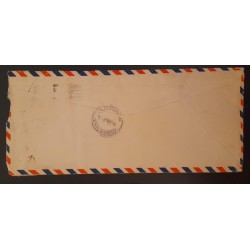 SD)USA, CIRCULATED LETTER FROM USA TO MEXICO, AIR MAIL, PLANE
