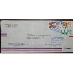 O) MEXICO, MEXICO EXPORTA, SHOES, HONEY - BEE INSECT - HONEYCOMB, TEQUILA, CHARLS C. TAPIE, CIRCULATED COVER REGISTERED  AIRMAIL
