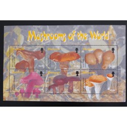 SD)2003, MONTSERRAT, SOUVENIR SHEET, MUSHROOMS OF THE WORLD