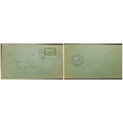 O) 1923 circa, COSTA RICA, AMERICAN BANK NOTE, GENERAL POST OFFICE, 5c green, CIRCULATED COVER FROM SAN JOSE DE COSTA RICA