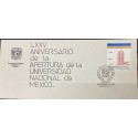 P) 1985 MEXICO, ANNIVERSARY OF NATIONAL UNIVERSITY, RECTORY BUILDING, FDC, XF