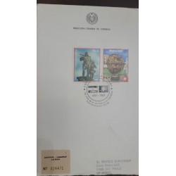 1992 PARAGUAY,  RED CROSS, SWISS CONFEDERATION, REGISTERED FROM ASUNCION, XF
