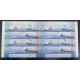 P) 2004 ARGENTINA, ARGENTINE PHILATELY NAVAL CARRIERS, FULL SHEET, COLOR PALETTE, MNH