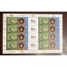 P) 2022 ARGENTINA, BIRDS 100TH ANNIVERSARY OF DIPLOMATIC RELATIONS WITH POLAND, FULL SHEET, MNH