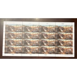 P) 2021 ARGENTINA, MERCOSUR ISSUE, GIANT ANTEATER, ENDEMIC MAMMALS, FULL SHEET, MNH