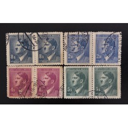 SD)GERMANY. HITLER. VARIOUS VALUES. DIFFERENT COLORS. USED.