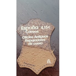 o) 2021 SPAIN, LEATHER EMBOSSED. ANCIENT TRADES, SPECIAL ISSUE, XF