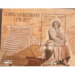 O) 2020 VIETNAM, LUDWIG VAN BEETHOVEN, MUSICAL INSTRUMENT, PIANIST, COMPOSER, CLASSICISM AND ROMANTICISM, MNH