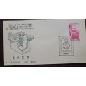 P) 1963 BRAZIL, 1ST ANNIVERSARY NATIONAL NUCLEAR ENERGY COMMISSION, ATOMS, FDC, XF