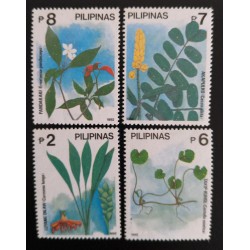 SD)PHILIPPINES. FLOORS. FLOWERS. VARIETY OF PLANTS AND FLOWERS. VARIETY OF COLORS. MNH