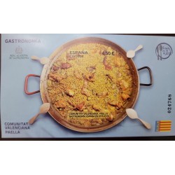 O) 2022  SPAIN, FOOD - GASTRONOMY, ROYAL ACADEMY OF GASTRONOMY, VALENCIAN COMMUNITY, PAELLA, SPAIN IN 19 DISHES, MNH